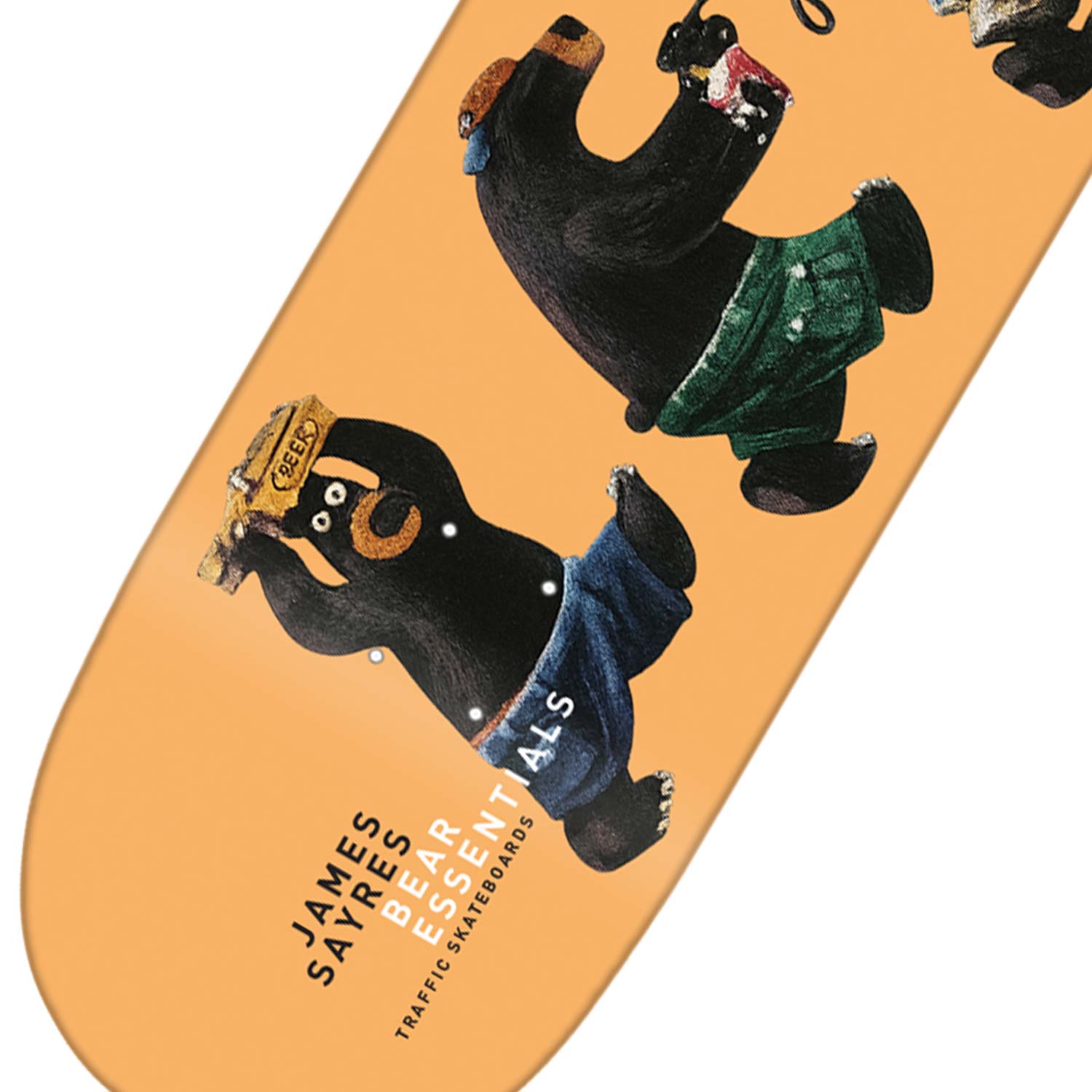 Traffic Skateboards James Sayres Bear Essentials Skateboard Deck