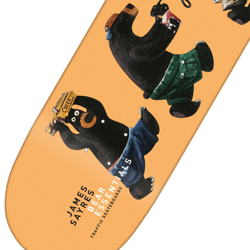 Traffic Skateboards James Sayres Bear Essentials Skateboard Deck