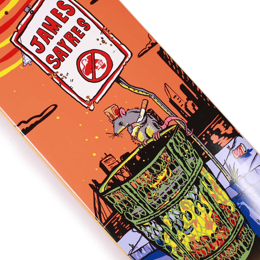 Traffic Skateboards James Sayres Rat Race Skateboard Deck