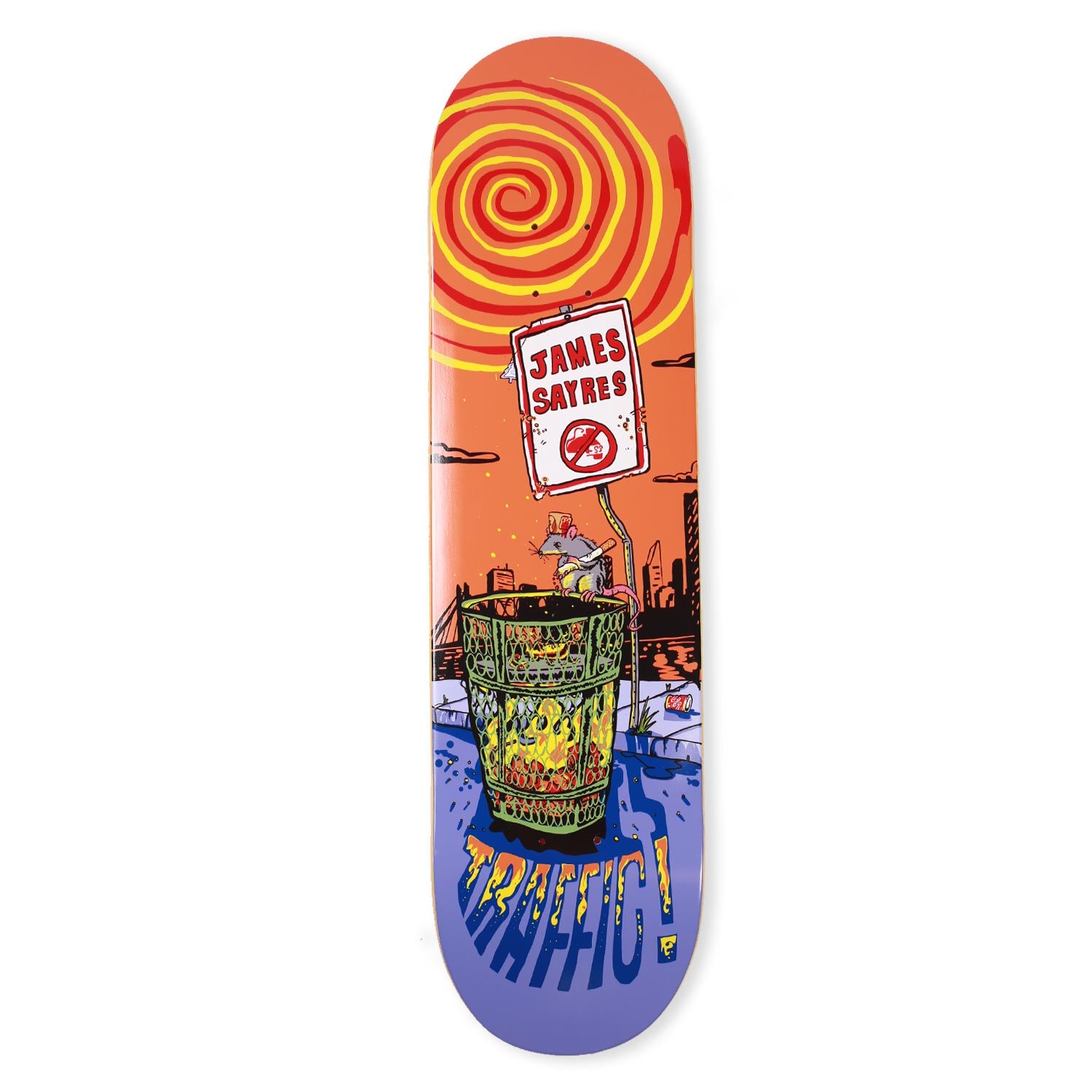 スケートボード 8inch TRAFFIC TEAM NEIGHBORHOOD WATCH Traffic - Neighborhood Watch Deck (8.25