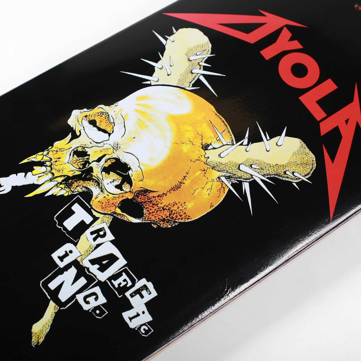 TRAFFIC SKATEBOARDS OYOLA DAMAGE INC DECK DETAIL
