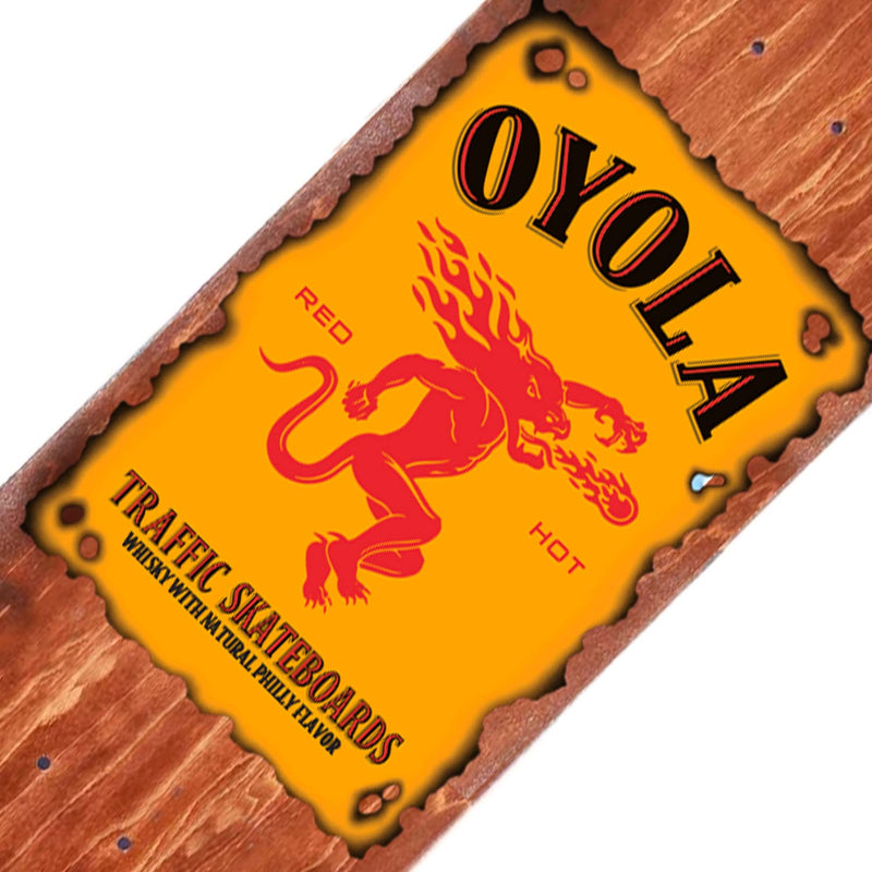 Traffic Skateboards Ricky Oyola Fireball Skateboard Deck