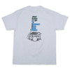Traffic Skateboards The Worm Short Sleeve Tee Ash