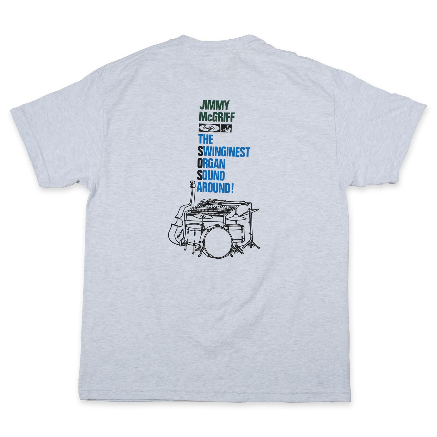 Traffic Skateboards The Worm Short Sleeve Tee Ash