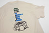 Traffic Skateboards The Worm Short Sleeve Tee Cream