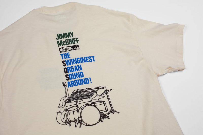 Traffic Skateboards The Worm Short Sleeve Tee Cream