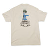 Traffic Skateboards The Worm Short Sleeve Tee Cream