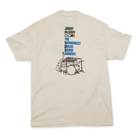 Traffic Skateboards The Worm Short Sleeve Tee Cream