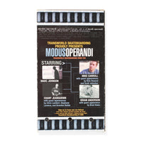Vintage Transworld "Modus Operandi" VHS Tape 2000 BACK