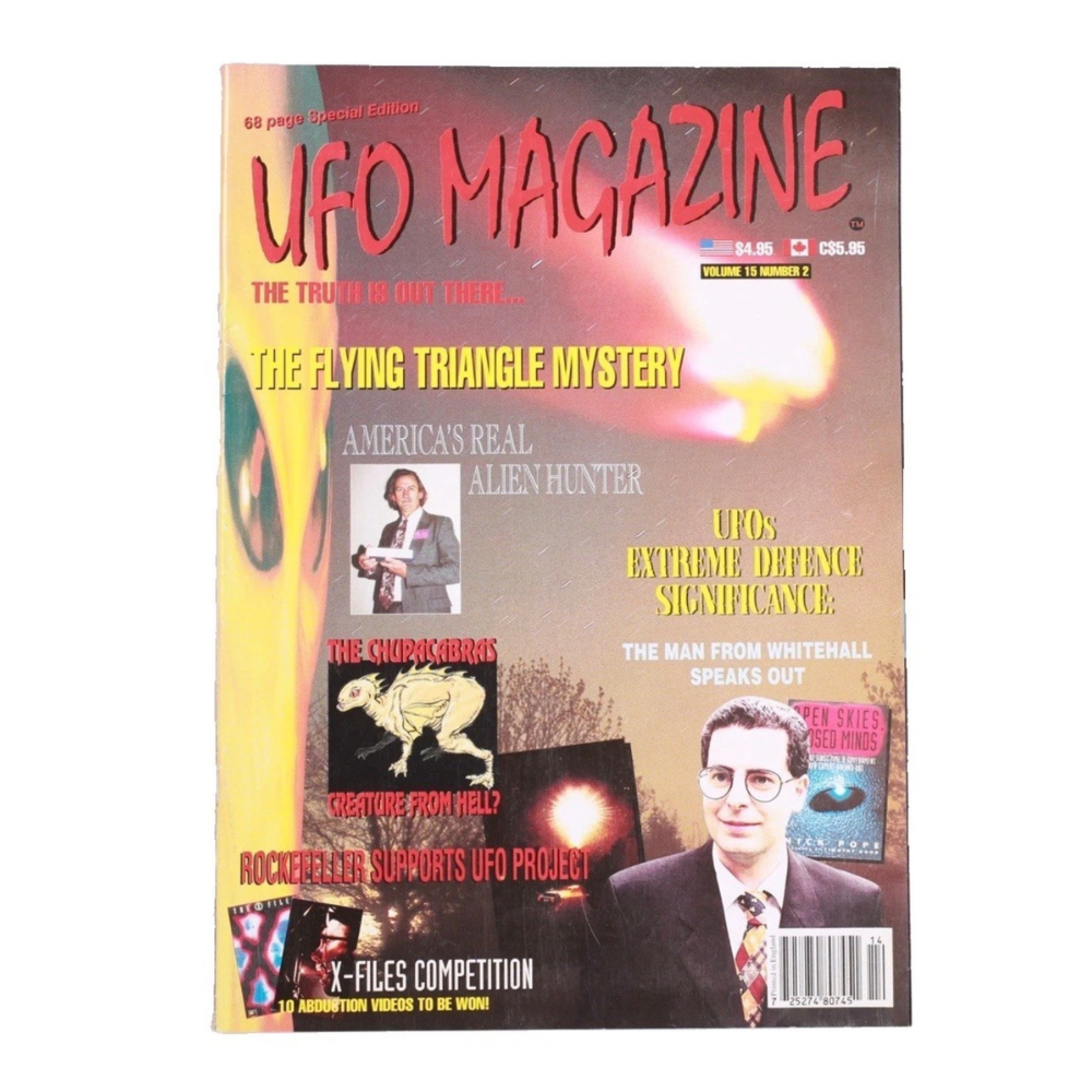 Vintage UFO Magazine Volume 15 Issue 2 1990's