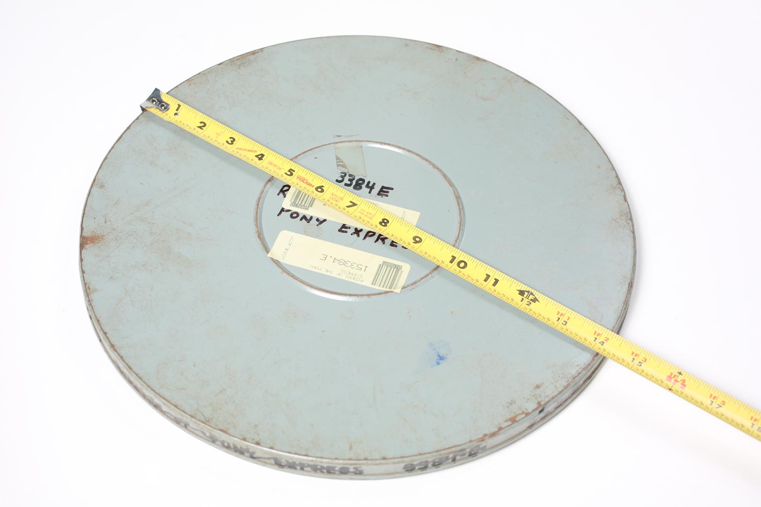 Vintage Lot of 5 x 16mm Motion Picture  Film Canisters in 14" Diameter