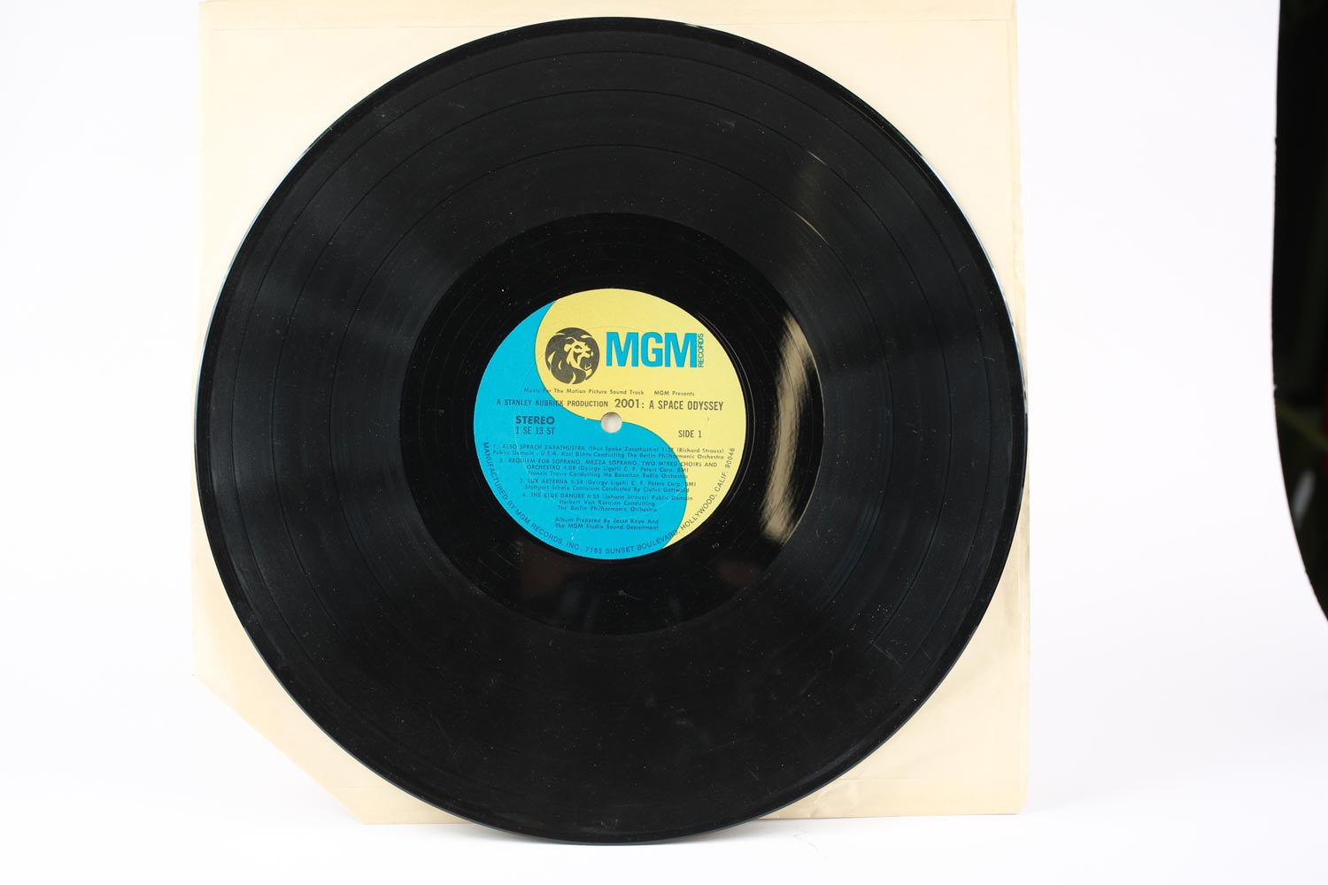 Vintage 2001 A Space Oddyssey Soundtrack Vinyl LP 1968