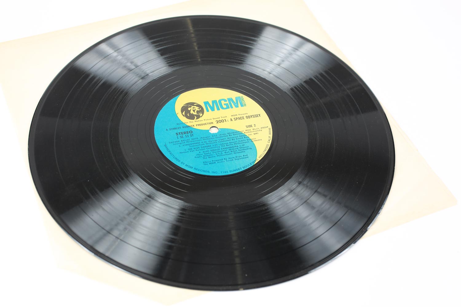 Vintage 2001 A Space Oddyssey Soundtrack Vinyl LP 1968