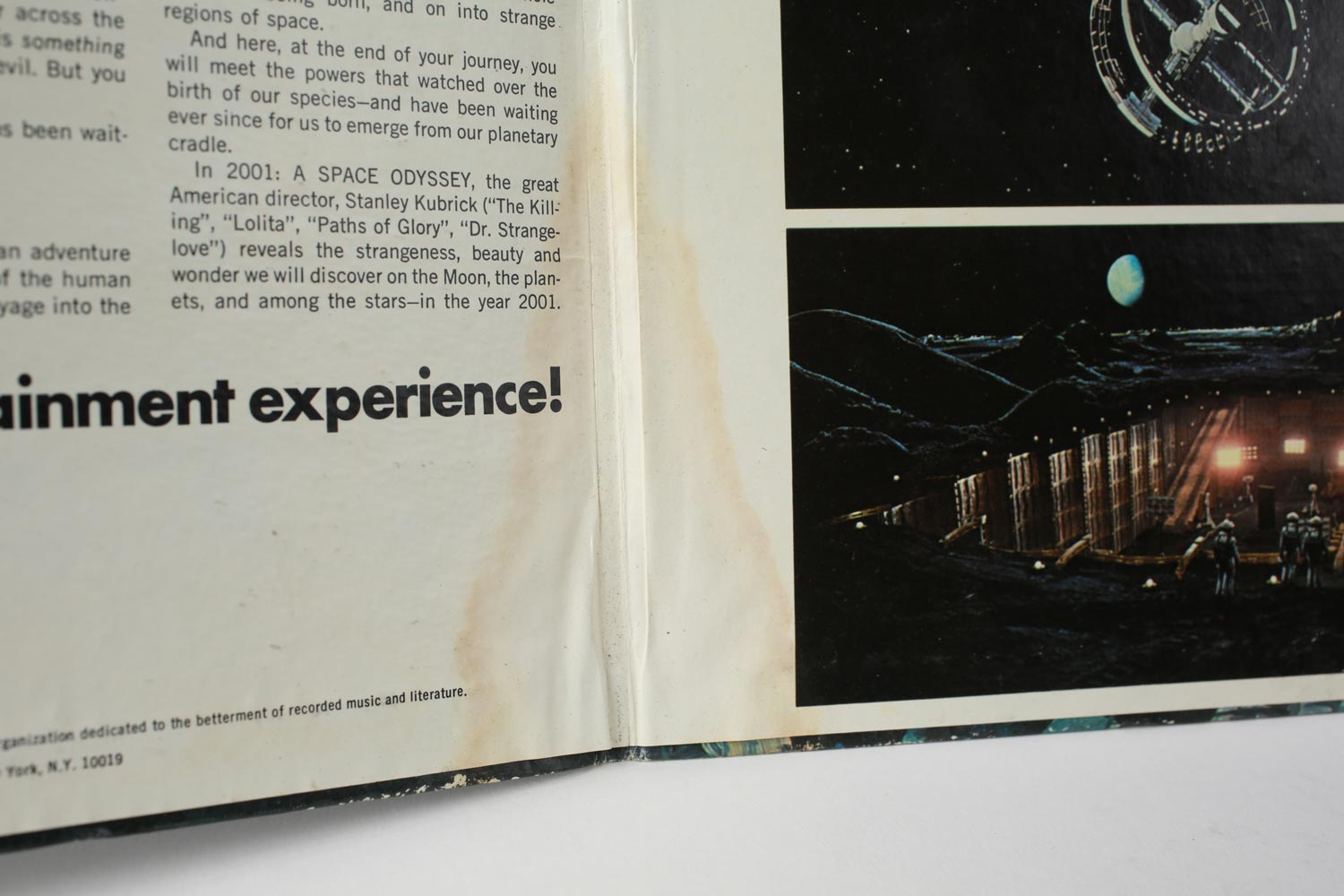 Vintage 2001 A Space Oddyssey Soundtrack Vinyl LP 1968