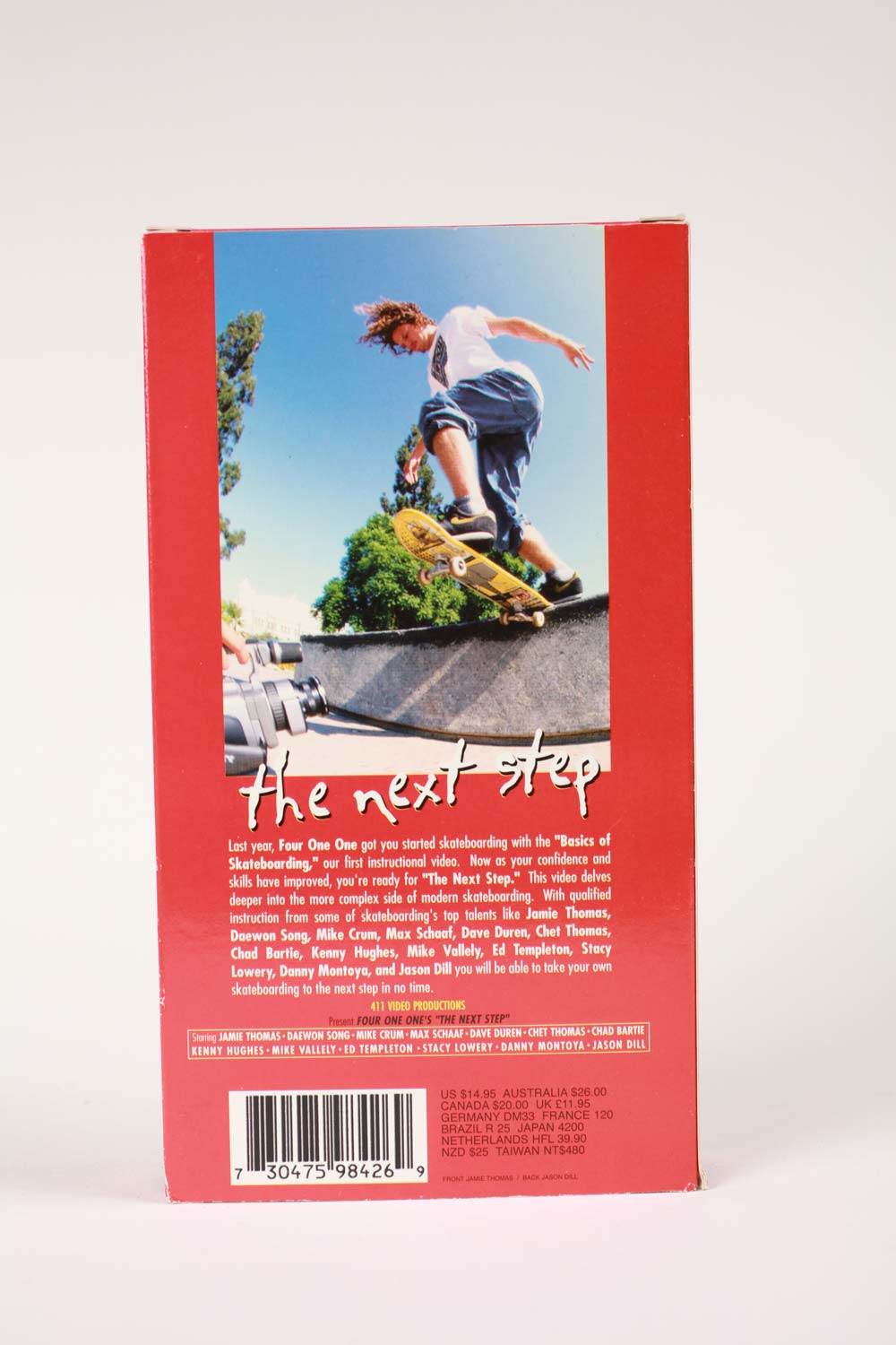 Vintage 411VM Basics of Skateboarding The Next Step VHS
