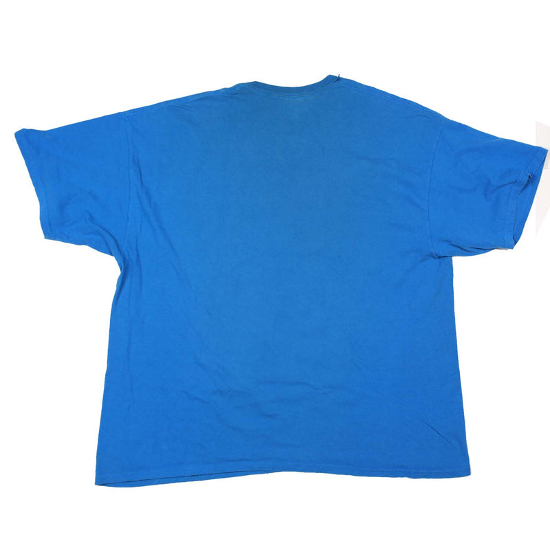 Vintage Dragon With Skulls Y2K Affliction Style Reaper Tee XXL Royal Blue