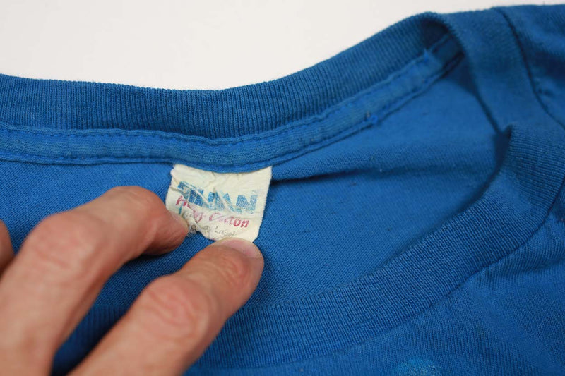 Vintage Dragon With Skulls Y2K Affliction Style Reaper Tee XXL Royal Blue