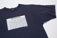 Vintage Alphanumeric Periodic Table Tee Navy M