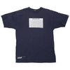 Vintage Alphanumeric Periodic Table Tee Navy M