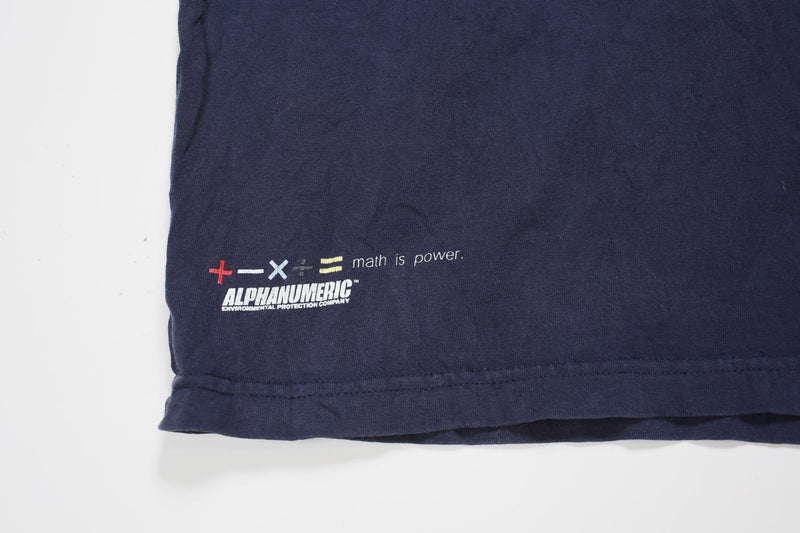 Vintage Alphanumeric Periodic Table Tee Navy M