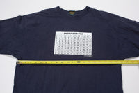 Vintage Alphanumeric Periodic Table Tee Navy M