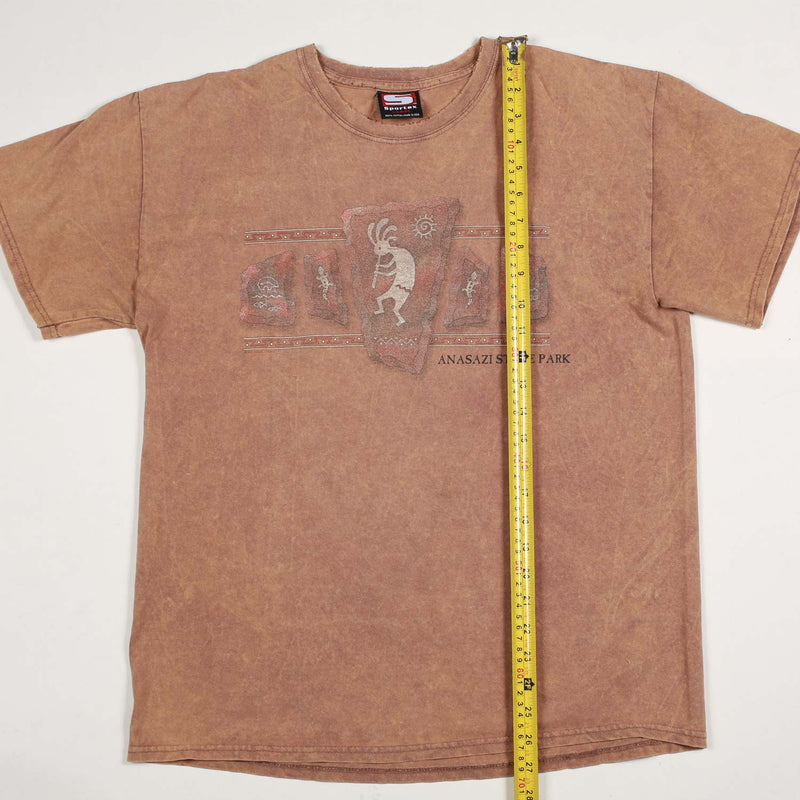 Vintage Anasazi State Park Kokopeli Tee Clay L