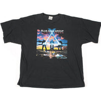 Vintage Blue Man Group Luxor Hotel Black Tee XXL