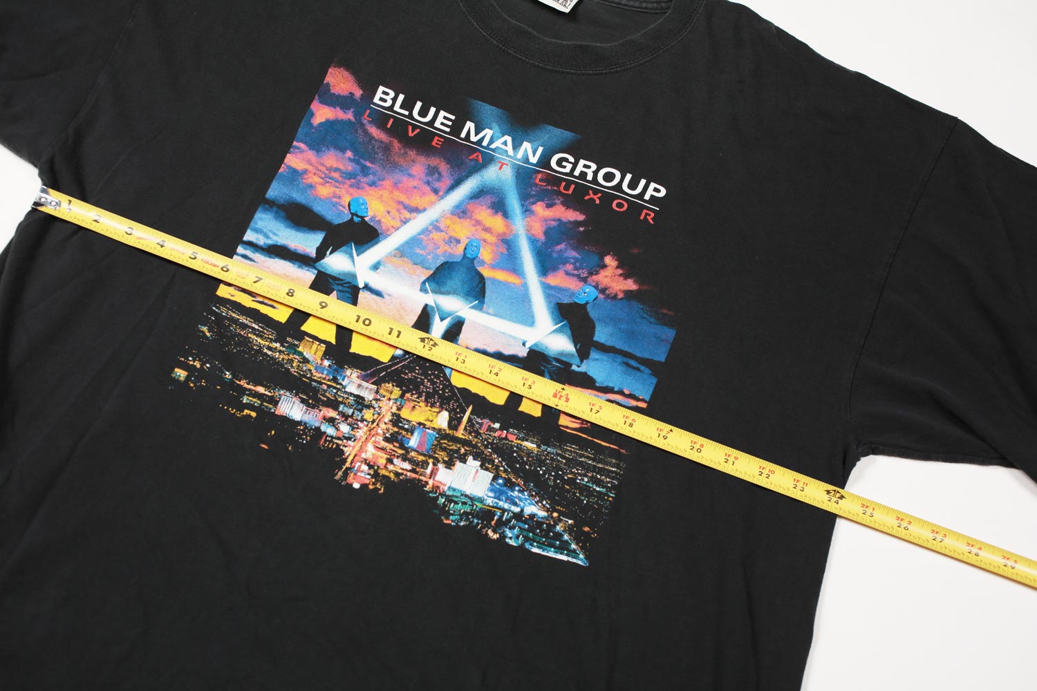 Vintage Blue Man Group Luxor Hotel Black Tee XXL