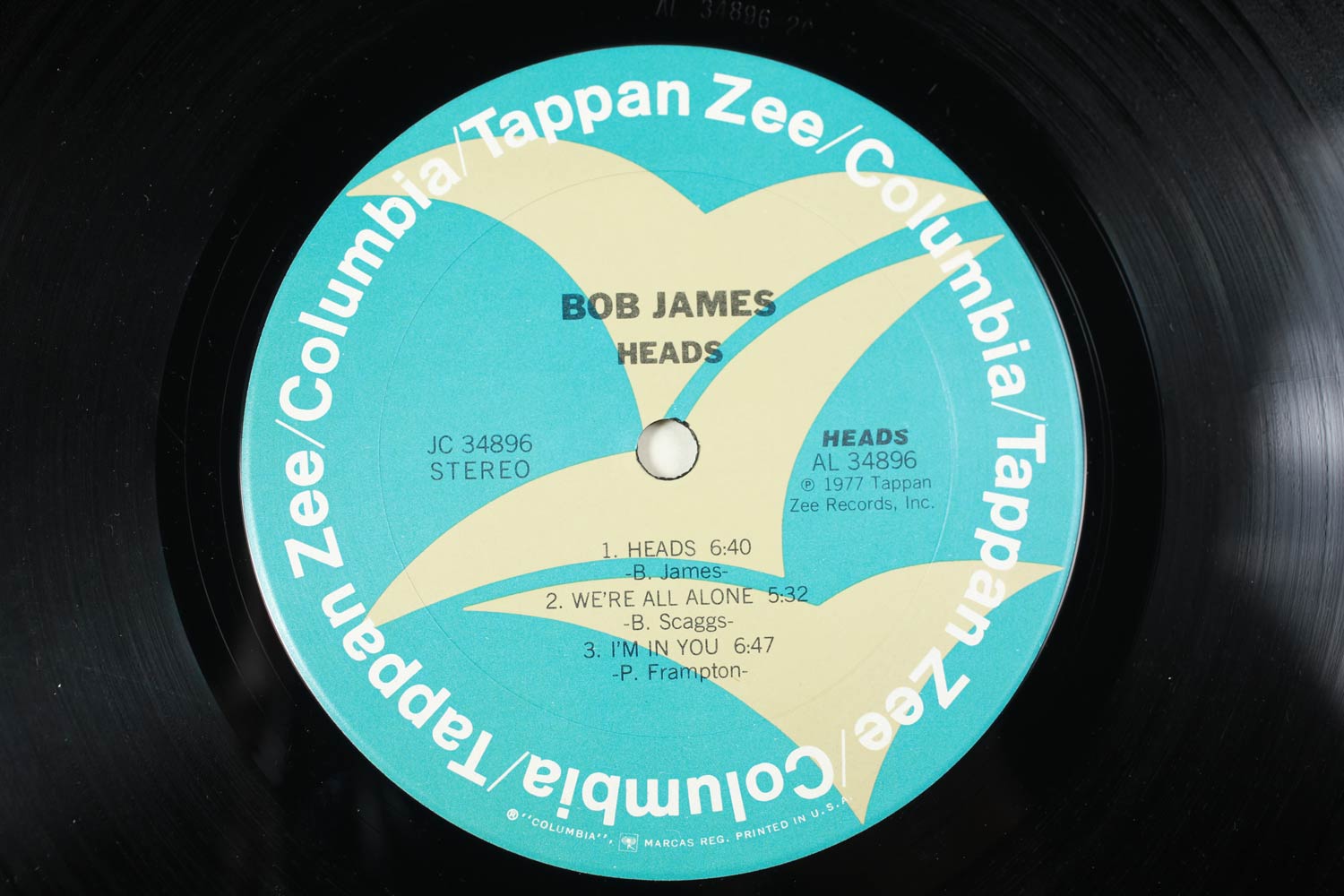 Vintage Bob James Heads Vinyl LP 1977