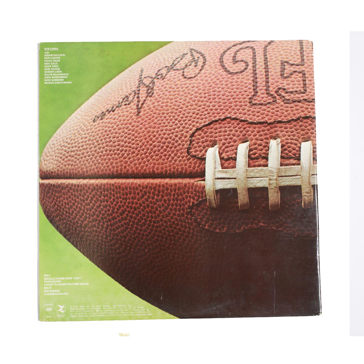 Vintage Bob James Touchdown Vinyl LP 1978