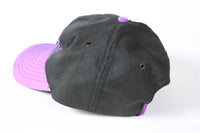 Vintage Bud Light Bungee Strapback Hat Black and Purple