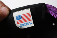 Vintage Bud Light Bungee Strapback Hat Black and Purple