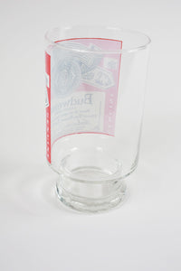 Vintage 90's 32oz Budweiser Large Beer Mug Glass