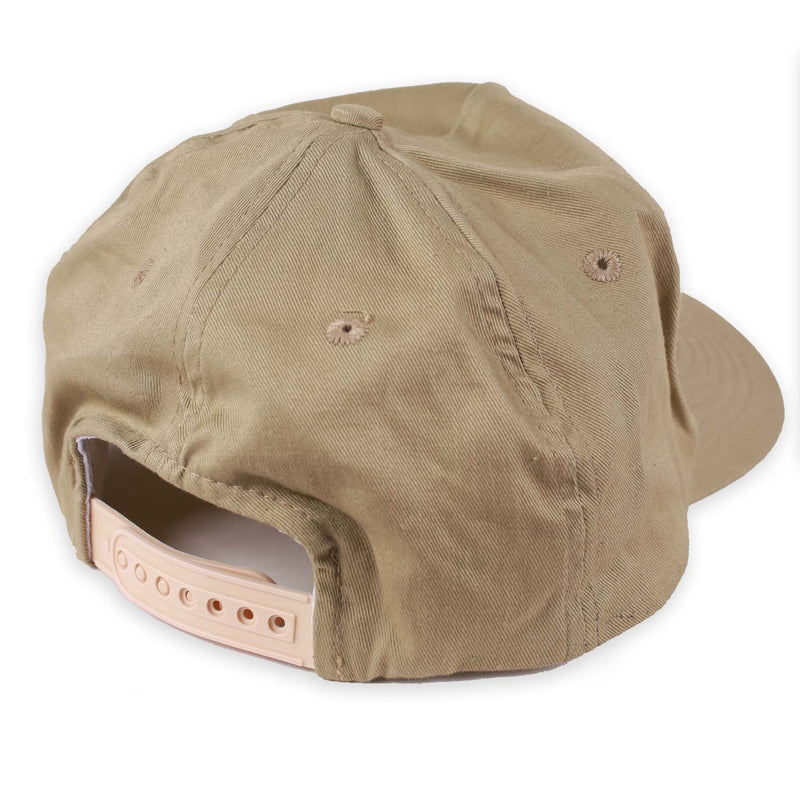 Vintage Busch Gardens Snapback Hat Khaki