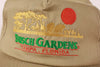 Vintage Busch Gardens Snapback Hat Khaki