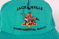 Vintage Anheuser Busch Jacksonville Snapback Hat Turquoise