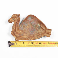 Vintage Camel Ashtray Brass Metal
