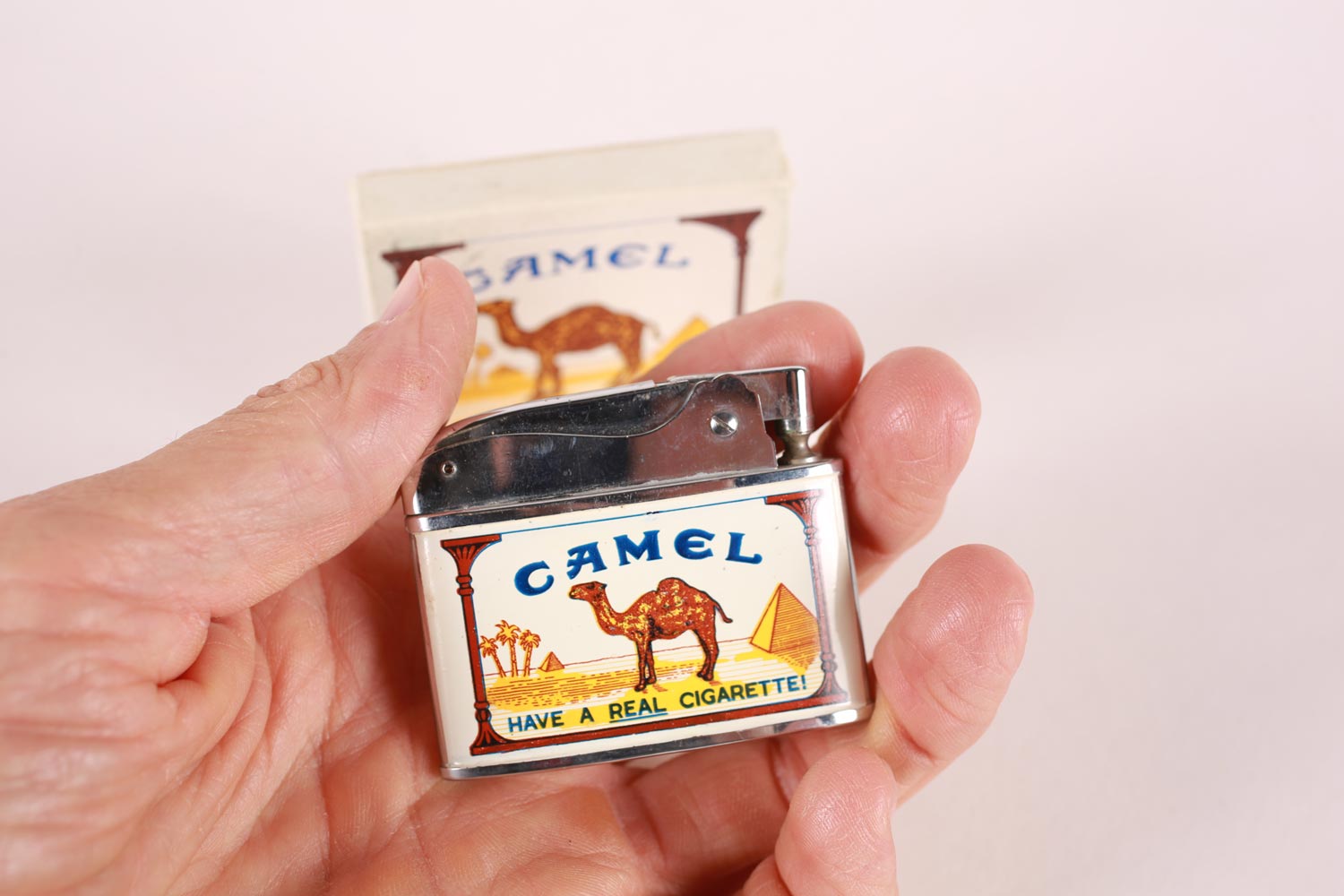 Vintage Camel Cigarette Zenith Butane Lighter
