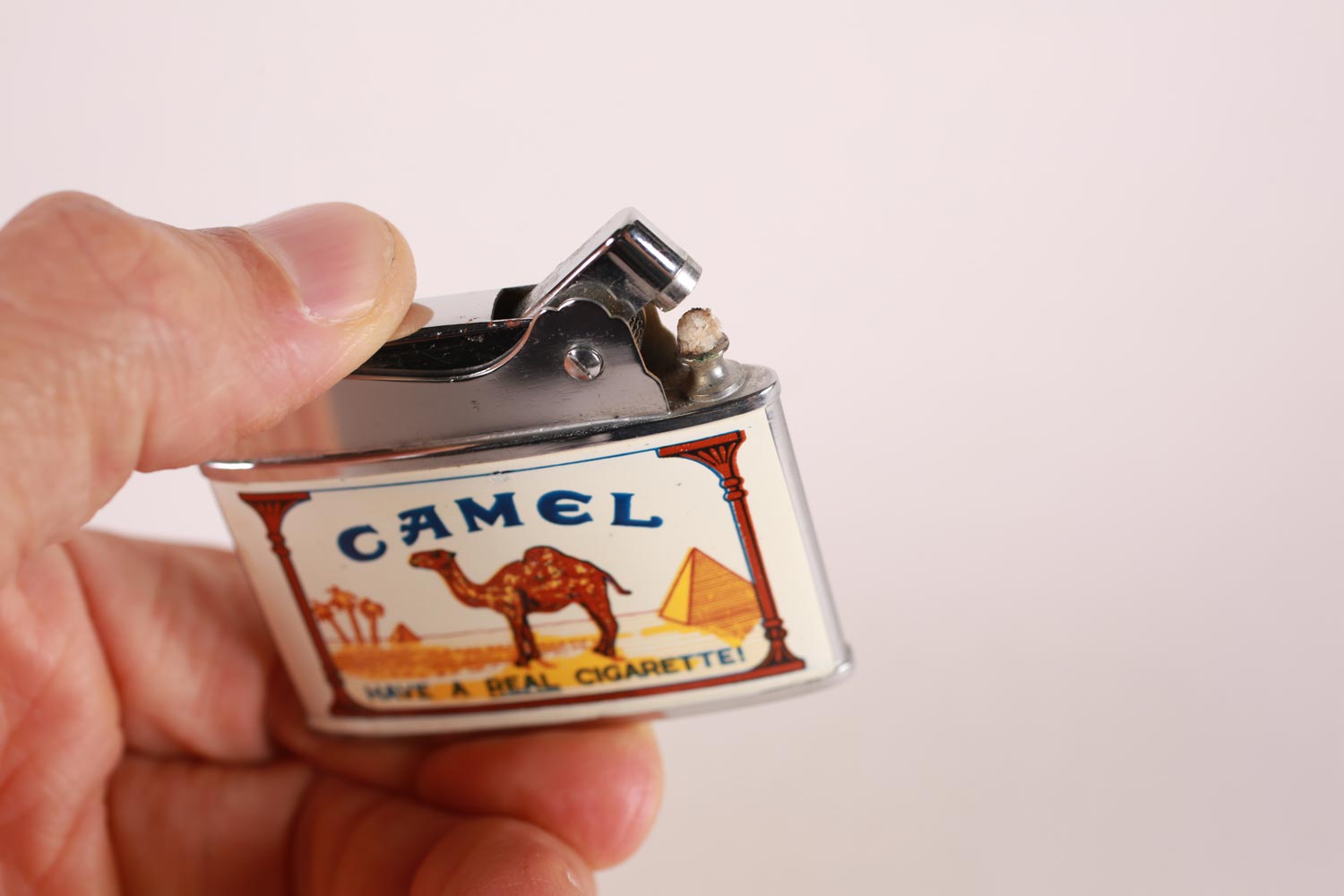 Vintage Camel Cigarette Zenith Butane Lighter