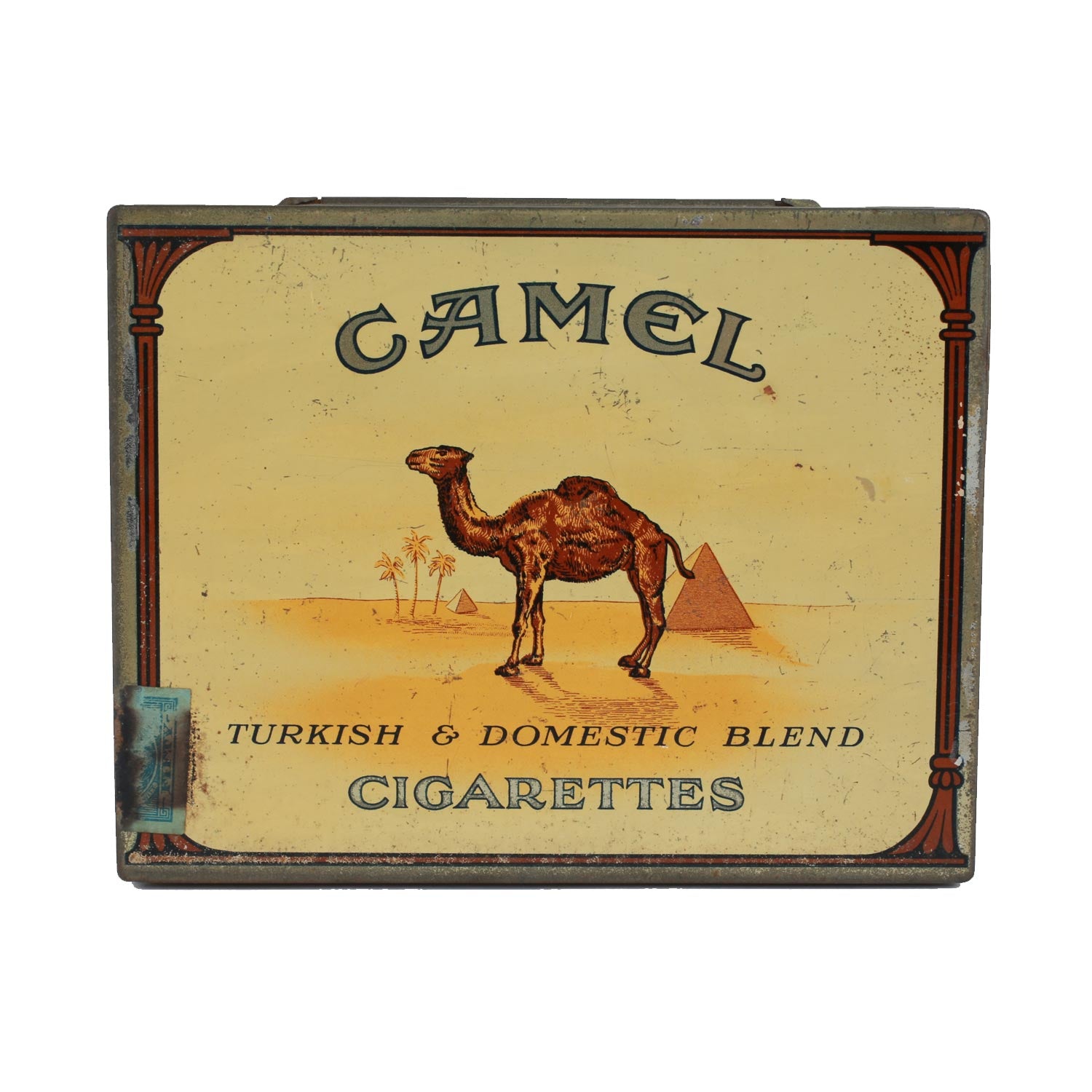 Boîte à cigarettes carrée Vintage Camel 1992