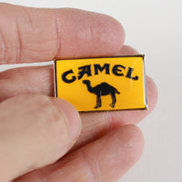 Vintage Camel Cigarettes Enamel Pin Yellow