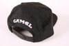 Vintage Camel Cigarettes Embroidered Snapback Hat Black