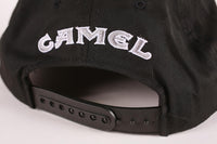 Vintage Camel Cigarettes Embroidered Snapback Hat Black