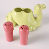 Vintage Camel Salt & Pepper Shakers Plastic