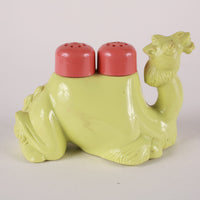Vintage Camel Salt & Pepper Shakers Plastic