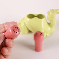 Vintage Camel Salt & Pepper Shakers Plastic