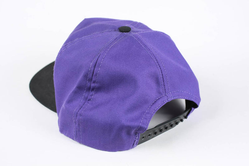Vintage Camel Cigarettes Embroidered Snapback Hat Purple/Black