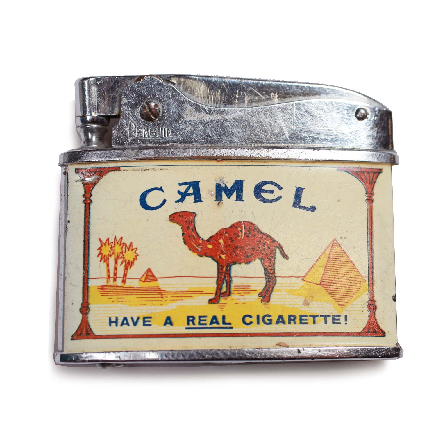 Vintage Camel Cigarette Zenith Butane Lighter