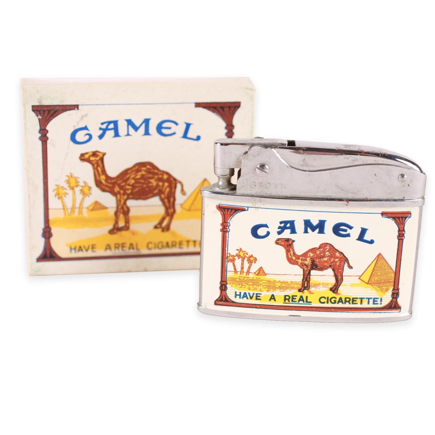 Vintage Camel Cigarette Zenith Butane Lighter