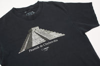 Vintage Chichen-Itza Pyramid Cancun Tee Black M